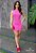 Perfect Way - Vestido com Recortes Fucsia - Imagem 1