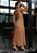 Perfect Way - Vestido Maxi Midi Tricô Caramelo - Imagem 2