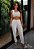 Perfect Way - Conjunto Cropped + Calça Bege - Imagem 1