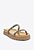 Schutz - Sandália Rasteira Dourada - Imagem 1