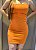 Roma - Vestido Canelado Laranja - Imagem 1