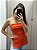 Roma - Blusa Canelada Laranja - Imagem 3