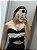 Roma - Cropped Modal Tricot Preto - Imagem 3