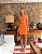 Únicas - Vestido Alfaiataria laranja - Imagem 3