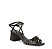 Santa Lolla - Sandália Baixa Preto c/ Strass - Imagem 1