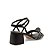 Santa Lolla - Sandália Baixa Preto c/ Strass - Imagem 3
