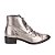 Luiza Barcelos - Bota Cano Curto Amarração Metal Leather - Imagem 3