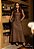 Perfect Way - Saia Maxi Couro Marrom - Imagem 2