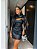 Pimpnella - Vestido Ivy Couro Preto - Imagem 1