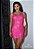Perfect Way - Top Cropped Couro Pink - Imagem 1