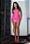 Perfect Way - Top Cropped Couro Pink - Imagem 2