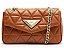 Schutz - Bolsa Média Couro Matelassê Marrom - Imagem 3