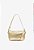 Schutz - Bolsa Tiracolo Emmy Couro  Dourada - Imagem 1