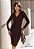 Perfect Way - Vestido com Ombreira Decote V - Imagem 3