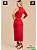 Perfect Way - Vestido Maxi Midi Drapeado - Imagem 3