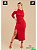 Perfect Way - Vestido Maxi Midi Drapeado - Imagem 1