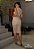 Perfect Way - Vestido Bege c/ Dourado - Imagem 2