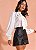 Flor Linda - Short Couro Luna - Imagem 1
