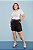 Benedita Plus Size - Blusa Canelada Preto - Imagem 1