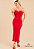 Perfect Way - Vestido Maxi Midi Vermelho - Imagem 1