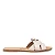 Santa Lolla - Rasteira Couro Nobre Off White - Imagem 4