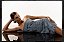 Onça Preta - Vestido Chapado Jeans Strass - Imagem 3
