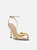 Arezzo - Sandália Verniz Off White - Imagem 1