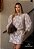 Perfect Way - Vestido Chemise Off White com Marrom - Imagem 3