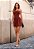 Perfect Way - Vestido Feminino Curto Marrom - Imagem 1