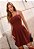 Perfect Way - Vestido Feminino Curto Marrom - Imagem 2