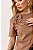Flor Linda - Blusa de Malha Flor Chocolate - Imagem 2