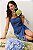 Flor Linda - Vestido Midi Diana Azul Marinho - Imagem 2