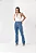 BLD - Calça Reta Paula Jeans Claro - Imagem 1