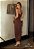 Perfect Way - Vestido Curto Assimetrico Marrom - Imagem 3