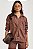 Trama - Camisa Over Emily Marrom Mousse - Imagem 1