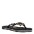 Santa Lolla - Chinelo Flip Flor Canoa Quebrada Preto - Imagem 3