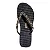 Santa Lolla - Chinelo Flip Flor Canoa Quebrada Preto - Imagem 1