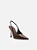 Arezzo - Scarpin Slingback Marrom - Imagem 1