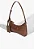 Schutz - Bolsa Média Yumi Crocodiles Marrom - Imagem 2