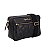Luiza Barcelos - Bolsa Média Couro Preto Matelassê - Imagem 1