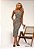 Perfect Way - Vestido Midi Estampado - Imagem 1