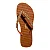 Santa Lolla - Chinelo Flip Flop Texturizada Marrom - Imagem 1