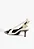 Schutz - Scarpin Lior Bow Mid Couro Preto e Branco - Imagem 3