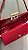 Luiza Barcelos - Bolsa Tressê Couro Verniz Vermelho - Imagem 4