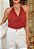 Perfect Way - Blusa Feminina Decote Terracota - Imagem 2