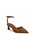Santa Lolla - Scarpin Slingback Napa Caramelo - Imagem 1