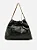 Arezzo - Bolsa Hobo Preto Couro Esther - Imagem 3