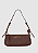 Luiza Barcelos - Bolsa Baguete Couro Marrom - Imagem 1