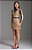 Charry - Vestido Curto Liso Decote V - Imagem 2