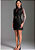 Charry - Vestido Curto Liso Decote V - Imagem 1